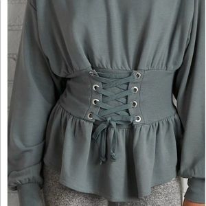 Corset sweatshirt express